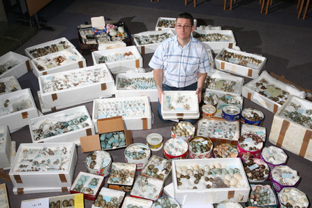 Mark Thomas, RSPB's investigations unit - 8,000 eggs discovered in egg collector's house