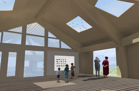 © MWT - Artist conceptual drawing of interior, 360 Observatory