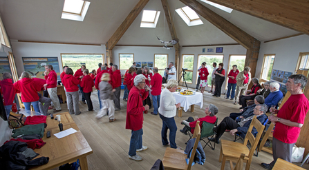 MWT - Volunteers in the new Observatory
